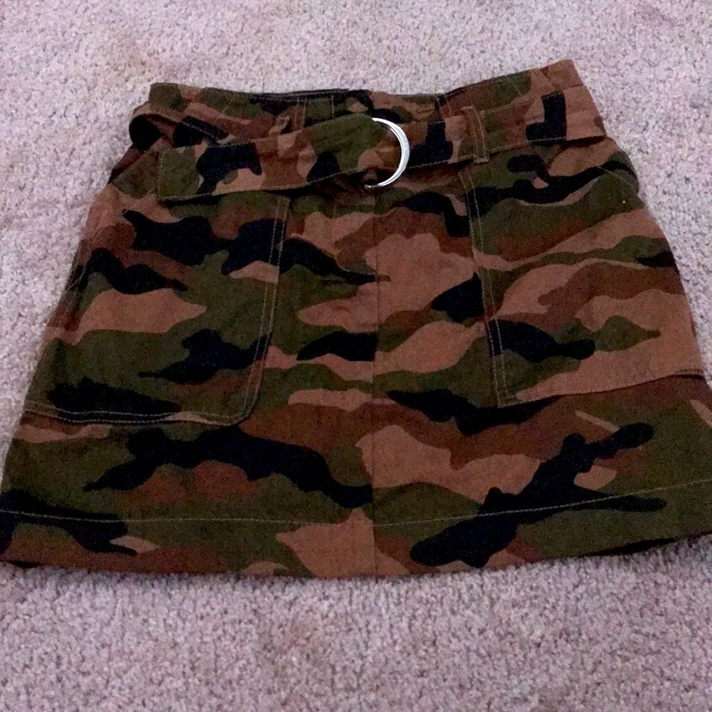 Camo aesthetic skirt